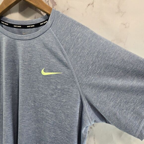 Nike Shirt Mens Large Dri Fit Light Blue Tech Short Sleeve Active UPF 40 - Picture 10 of 11